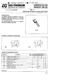 Datasheet 2N6036 manufacturer STMicroelectronics