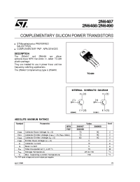 Datasheet 2N6487 manufacturer STMicroelectronics