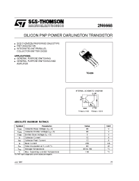 Datasheet 2N6668 manufacturer STMicroelectronics