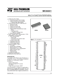 Datasheet 68901P05 manufacturer STMicroelectronics