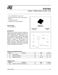 Datasheet 7002 производства STMicroelectronics
