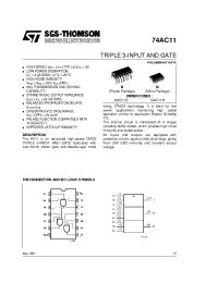Datasheet 74AC11B manufacturer STMicroelectronics