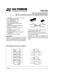 Datasheet 74AC244M manufacturer STMicroelectronics