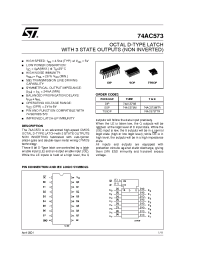 Datasheet 74AC573MTR manufacturer STMicroelectronics