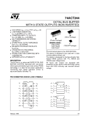 Datasheet 74ACT244 manufacturer STMicroelectronics