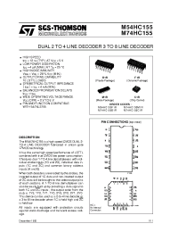 Datasheet 74HC155 производства STMicroelectronics