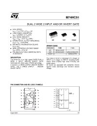 Datasheet 74HC51 manufacturer STMicroelectronics