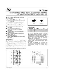 Datasheet 74LCX540M manufacturer STMicroelectronics