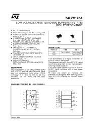 Datasheet 74LVC125AM производства STMicroelectronics