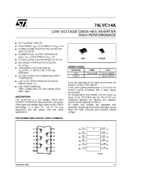 Datasheet 74LVC14AM manufacturer STMicroelectronics