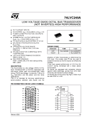 Datasheet 74LVC245ATTR manufacturer STMicroelectronics