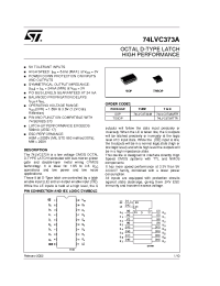 Datasheet 74LVC373ATTR manufacturer STMicroelectronics