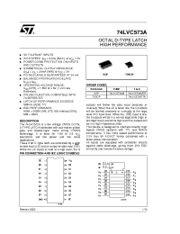 Datasheet 74LVC573AMTR manufacturer STMicroelectronics