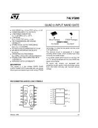 Datasheet 74LVQ00M производства STMicroelectronics