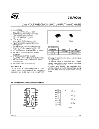 Datasheet 74LVQ00TTR manufacturer STMicroelectronics