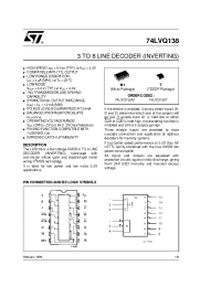 Datasheet 74LVQ138M manufacturer STMicroelectronics