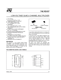 Datasheet 74LVQ157M manufacturer STMicroelectronics
