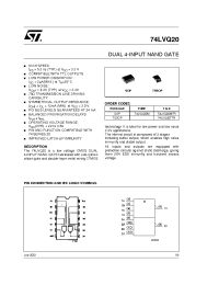 Datasheet 74LVQ20MTR производства STMicroelectronics