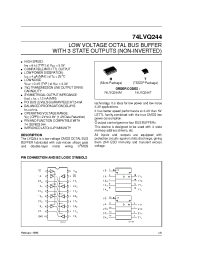 Datasheet 74LVQ244T производства STMicroelectronics