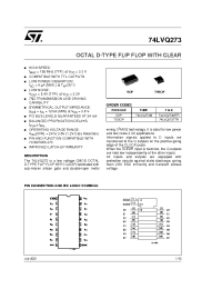 Datasheet 74LVQ273MTR производства STMicroelectronics