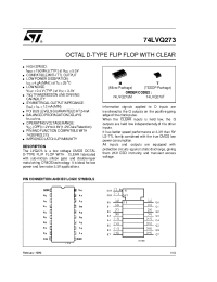 Datasheet 74LVQ273T производства STMicroelectronics