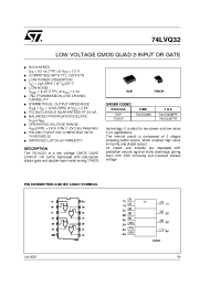 Datasheet 74LVQ32MTR производства STMicroelectronics
