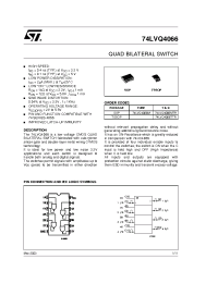 Datasheet 74LVQ4066MTR производства STMicroelectronics