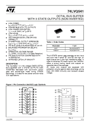Datasheet 74LVQ541 manufacturer STMicroelectronics