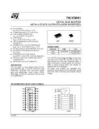 Datasheet 74LVQ541M производства STMicroelectronics