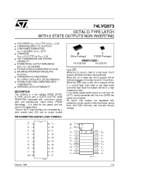 Datasheet 74LVQ573 manufacturer STMicroelectronics