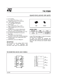 Datasheet 74LVQ86TTR производства STMicroelectronics