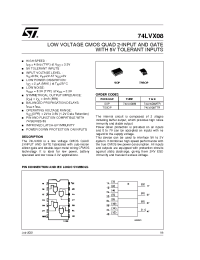 Datasheet 74LVX08TTR производства STMicroelectronics