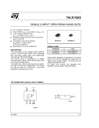 Datasheet 74LX1G03CTR производства STMicroelectronics