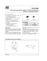 Datasheet 74LX1G08CTR производства STMicroelectronics