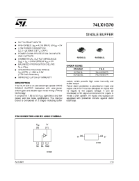 Datasheet 74LX1G70CTR производства STMicroelectronics