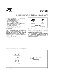 Datasheet 74V1G03C manufacturer STMicroelectronics