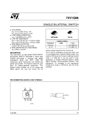 Datasheet 74V1G66 manufacturer STMicroelectronics