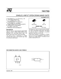 Datasheet 74V1T03C manufacturer STMicroelectronics