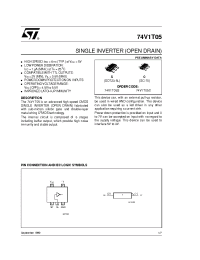 Datasheet 74V1T05 производства STMicroelectronics