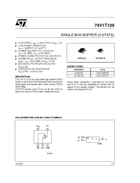 Datasheet 74V1T125STR производства STMicroelectronics