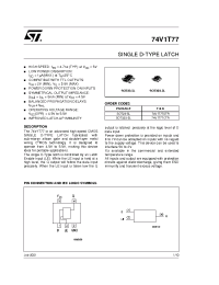 Datasheet 74V1T77STR производства STMicroelectronics