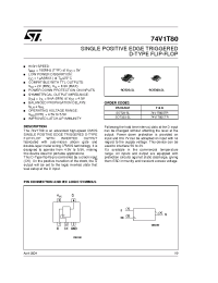 Datasheet 74V1T80CTR производства STMicroelectronics