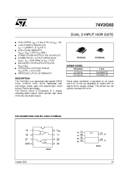 Datasheet 74V2G02CTR производства STMicroelectronics