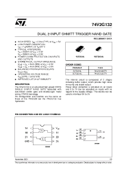 Datasheet 74V2G132CTR производства STMicroelectronics