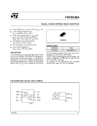 Datasheet 74V2G384 производства STMicroelectronics