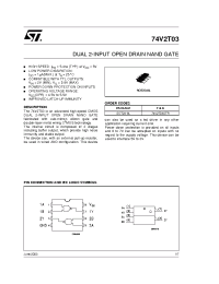 Datasheet 74V2T03 производства STMicroelectronics