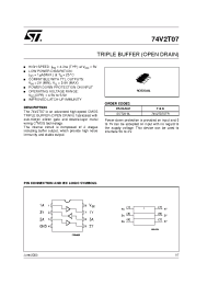 Datasheet 74V2T07STR производства STMicroelectronics