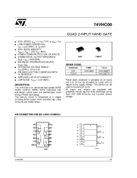 Datasheet 74VHC00MTR manufacturer STMicroelectronics