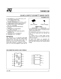 Datasheet 74VHC132T manufacturer STMicroelectronics