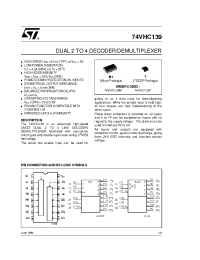 Datasheet 74VHC139T manufacturer STMicroelectronics